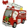 Personalized Fire Truck With Santa Ornament -Holiday Decoration Store 1206788 web 1.default