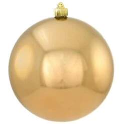 8.5 Inch Gold Shatterproof Plastic Ball