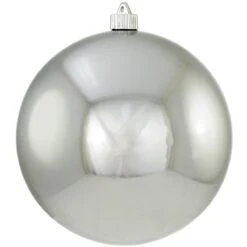 8.5 Inch Silver Shatterproof Plastic Ball