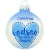 Personalized Godson You Are A Blessing Glass Ornament -Holiday Decoration Store 1207255 web 1.default