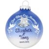 Personalized God Bless Our Marriage Dove And Wedding Bells Glass Ornament -Holiday Decoration Store 1207268 web 1.default