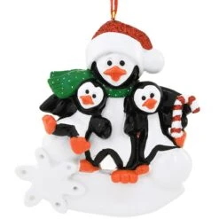 Personalized Penguin With 2 Children Ornament -Holiday Decoration Store 1207302 web 2