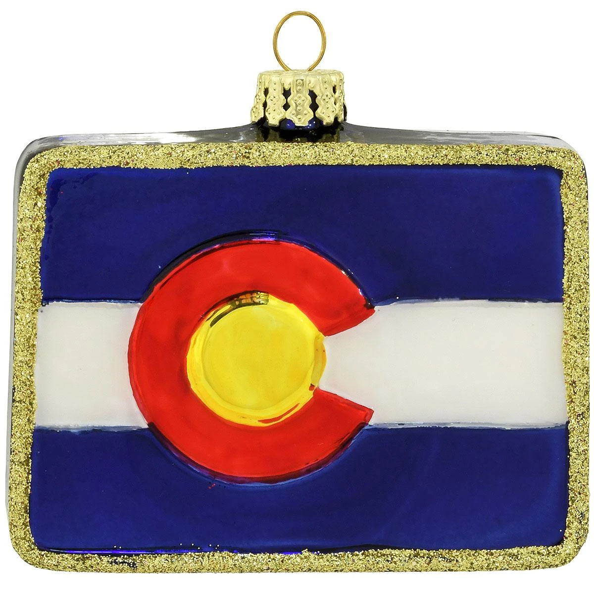 Colorado Shape Glass Ornament 3 Colorado Shape Glass Ornament - Image 2