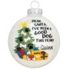 Personalized Dear Santa From Dog Glass Ornament -Holiday Decoration Store 1207378 web 1.default