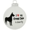 Personalized I Love My Great Dane Glass Ornament -Holiday Decoration Store 1208454 web 1.default