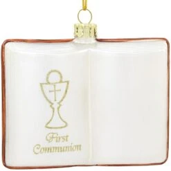 Personalized First Communion Bible Glass Book Form -Holiday Decoration Store 1209097 web 3
