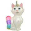 Cat Unicorn Glass Ornament