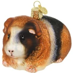Guinea Pig Glass Ornament