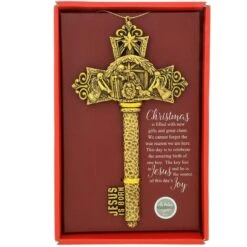 Jesus Is Born Key Ornament