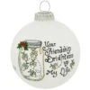 Your Friendship Brightens My Life Heart Gifts Glass Ornament -Holiday Decoration Store 1211110 web 1.default