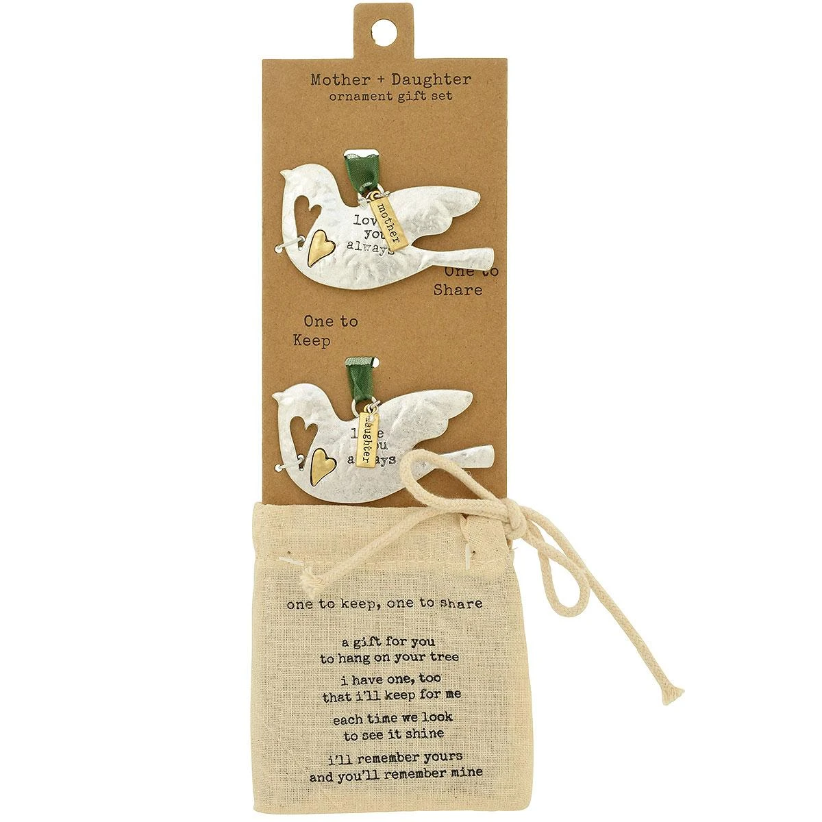 Mother And Daughter Dove Ornament Set Of 2 3 Mother And Daughter Dove Ornament Set Of 2