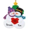 Personalized Snow Couple With Heart And Christmas Tree Resin Ornament -Holiday Decoration Store 1211796 web 1.default