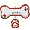 Personalized Dog Bone With Paw Print Resin Ornament -Holiday Decoration Store 1211927 web 1.default
