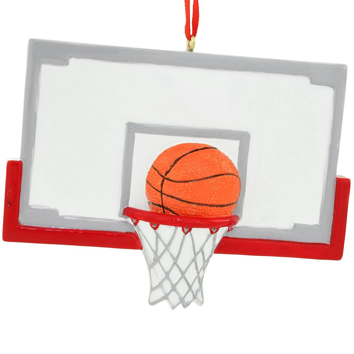 Personalized Basketball Hoop With Ball Resin Ornament 4 Personalized Basketball Hoop With Ball Resin Ornament - Image 2