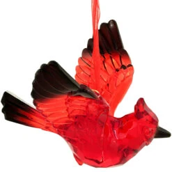 Red Acrylic Cardinal Ornament