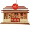 Soda Shop Coca Cola Ginger Cottage Ornament -Holiday Decoration Store 1212303 web 1.default