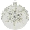 Silver Stars On 4 Inch Clear Glass Ornament -Holiday Decoration Store 1212486 web 1.default