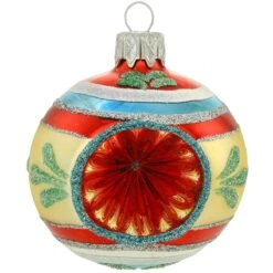 Reflector 2.75 Inch Glass Ornament