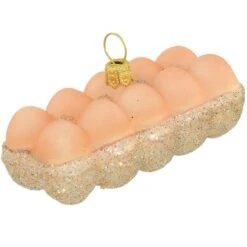 Egg Carton Glass Ornament