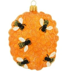 Honeycomb With Bees Ornament