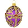 Purple Egg 2.5 Inch Glass Ornament -Holiday Decoration Store 1212770 web 1.default