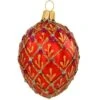 Red Egg 2.5 Inch Glass Ornament 1 Red Egg 2.5 Inch Glass Ornament -Holiday Decoration Store 1212772 web 1.default