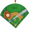 Personalized Baseball Field Resin Ornament