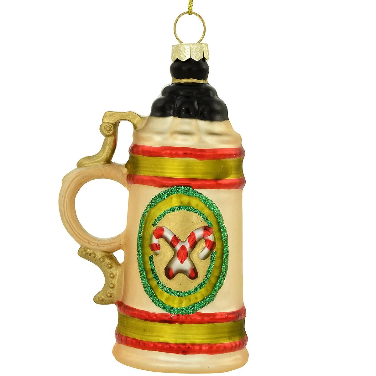 Beer Stein With Santa Glass Ornament 4 Beer Stein With Santa Glass Ornament - Image 2
