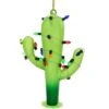 Cactus Ornament With Lights Glass Ornament