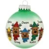 Personalized Reindeer Family Of 5 Glass Ornament -Holiday Decoration Store 1213418 web 1.default