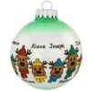 Personalized Reindeer Family Of 6 Glass Ornament -Holiday Decoration Store 1213419 web 1.default