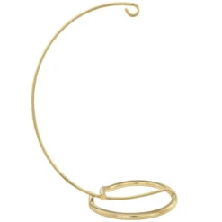 8 Inch Brass Collapsible Ornament Stand
