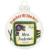 Personalized Teacher Of The Year Plaque Glass Ornament -Holiday Decoration Store 1213515 web 1.default