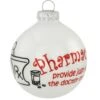 Pharmacist White Opal Glass Ornament 2 Pharmacist White Opal Glass Ornament -Holiday Decoration Store 1213532 web 1.default