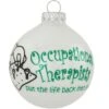 Occupational Therapist White Opal Glass Ornament -Holiday Decoration Store 1213544 web 1.default