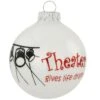 Theater Gives Life Drama White Opal Glass Ornament -Holiday Decoration Store 1213548 web 1.default
