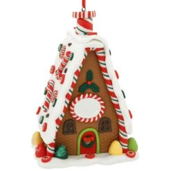 Personalized Gingerbread House 4.5 Inch Lighted Clay Dough Ornament 5 Personalized Gingerbread House 4.5 Inch Lighted Clay Dough Ornament -Holiday Decoration Store 1215732 web 2