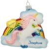 Personalized Unicorn, Cloud, Rainbow Glass Ornament -Holiday Decoration Store 1215765 web 1.default