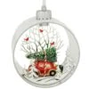 Car With Christmas Tree LED Ornament In 4 Inch Glass Ring -Holiday Decoration Store 1216084 web 1.default