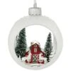 Barn Scene With Deer LED Ornament In 4 Inch Glass Ring -Holiday Decoration Store 1216085 web 1.default
