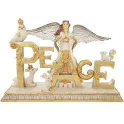 Peace Figure With Angel And Animals