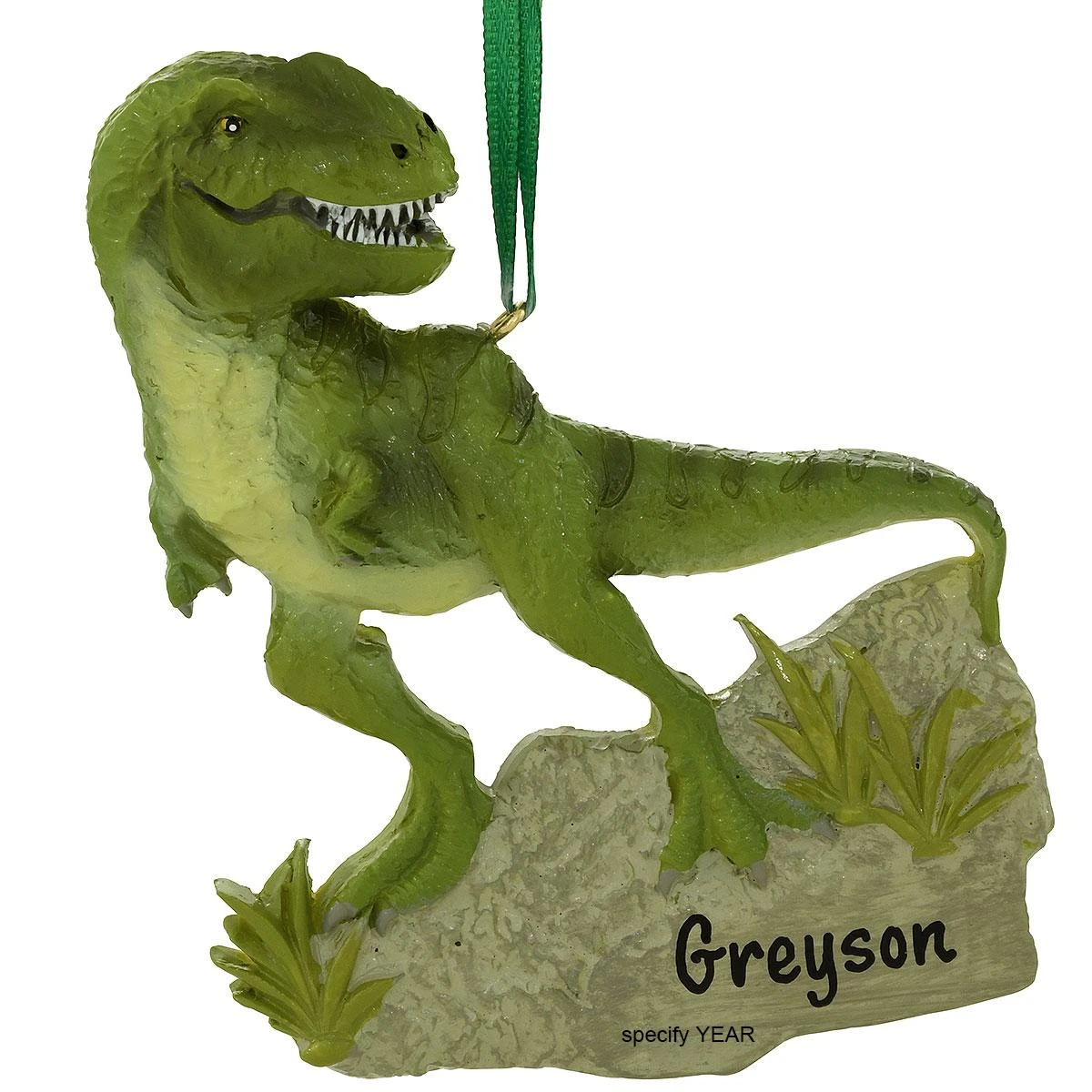 Personalized T-Rex Dinosaur Resin Ornament 3 Personalized T-Rex Dinosaur Resin Ornament