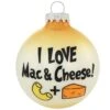 I Love Macaroni And Cheese Glass Ornament -Holiday Decoration Store 1219404 web 1.default