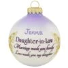 Personalized Daughter In Law Glass Ornament -Holiday Decoration Store 1219413 web 1.default