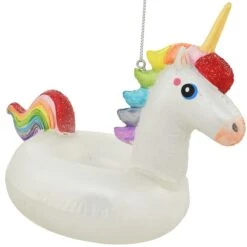 Unicorn Pool Float Ornament