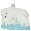 Polar Bear Family Glass Ornament 2 Polar Bear Family Glass Ornament -Holiday Decoration Store 1219654 web 1.default
