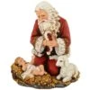 Kneeling Santa With Lamb And Baby Jesus Figure 1 Kneeling Santa With Lamb And Baby Jesus Figure -Holiday Decoration Store 1220669 web 1.default