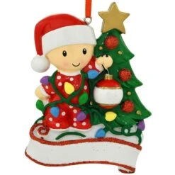 Personalized Baby Decorating Tree Resin Ornament -Holiday Decoration Store 1220727 web 2