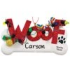 Personalized Woof With Lights Resin Ornament 2 Personalized Woof With Lights Resin Ornament -Holiday Decoration Store 1220781 web 1.default