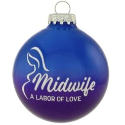 Personalized Midwife Glass Ornament -Holiday Decoration Store 1221006 web 2